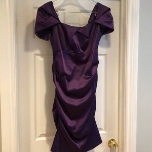 Nicole Miller purple dress